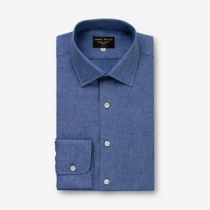 Emma Willis Demin Linen Shirt
