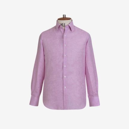 Emma Willis Shell Pink Linen Shirt