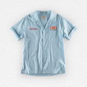 &SONS ‘Club Shirt’ in Sky Blue