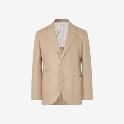 Brunello Cucinelli Linen Suit Jacket