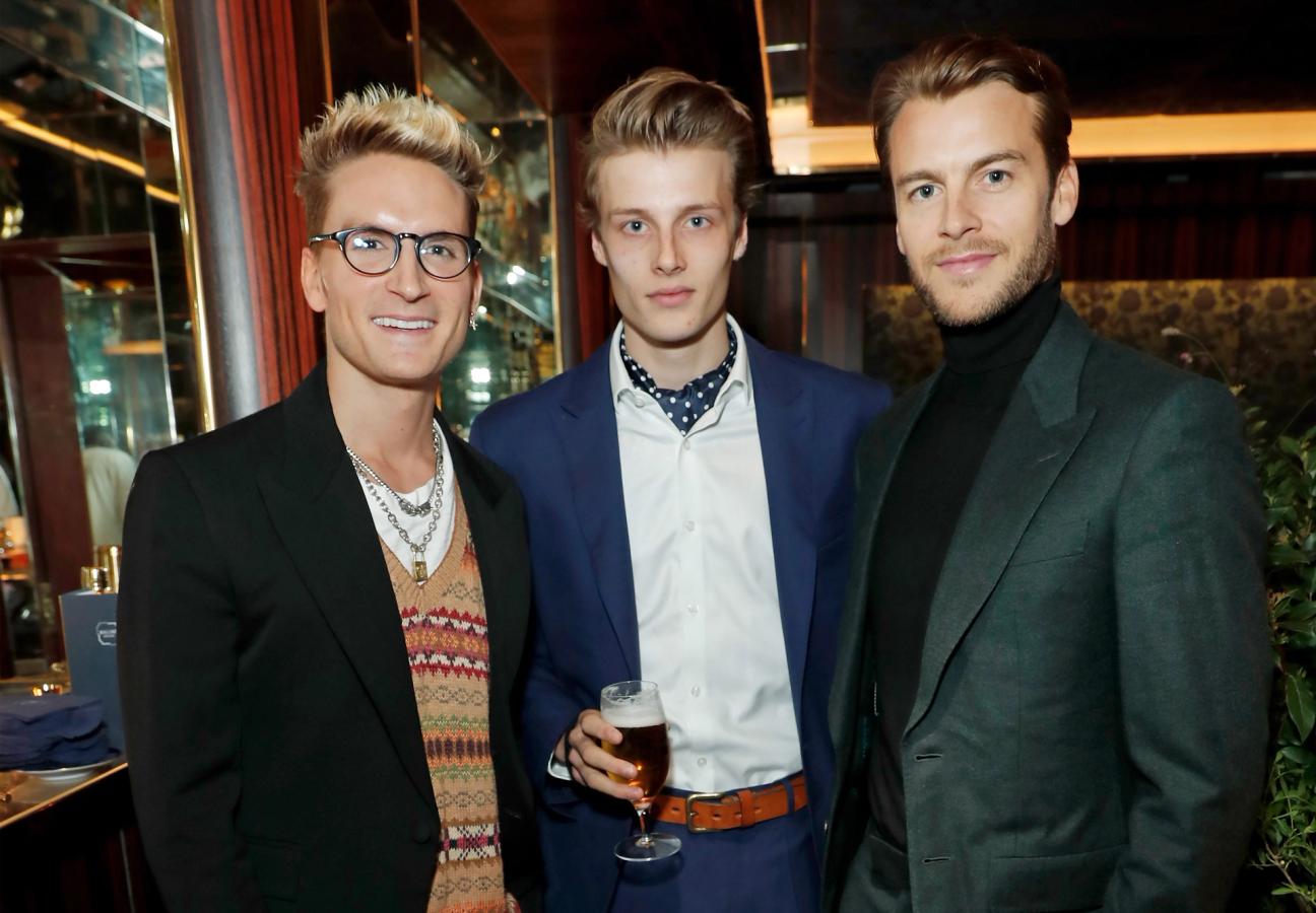 Oliver Proudlock, Hugh Laughton-Scott and Miles Bugby
