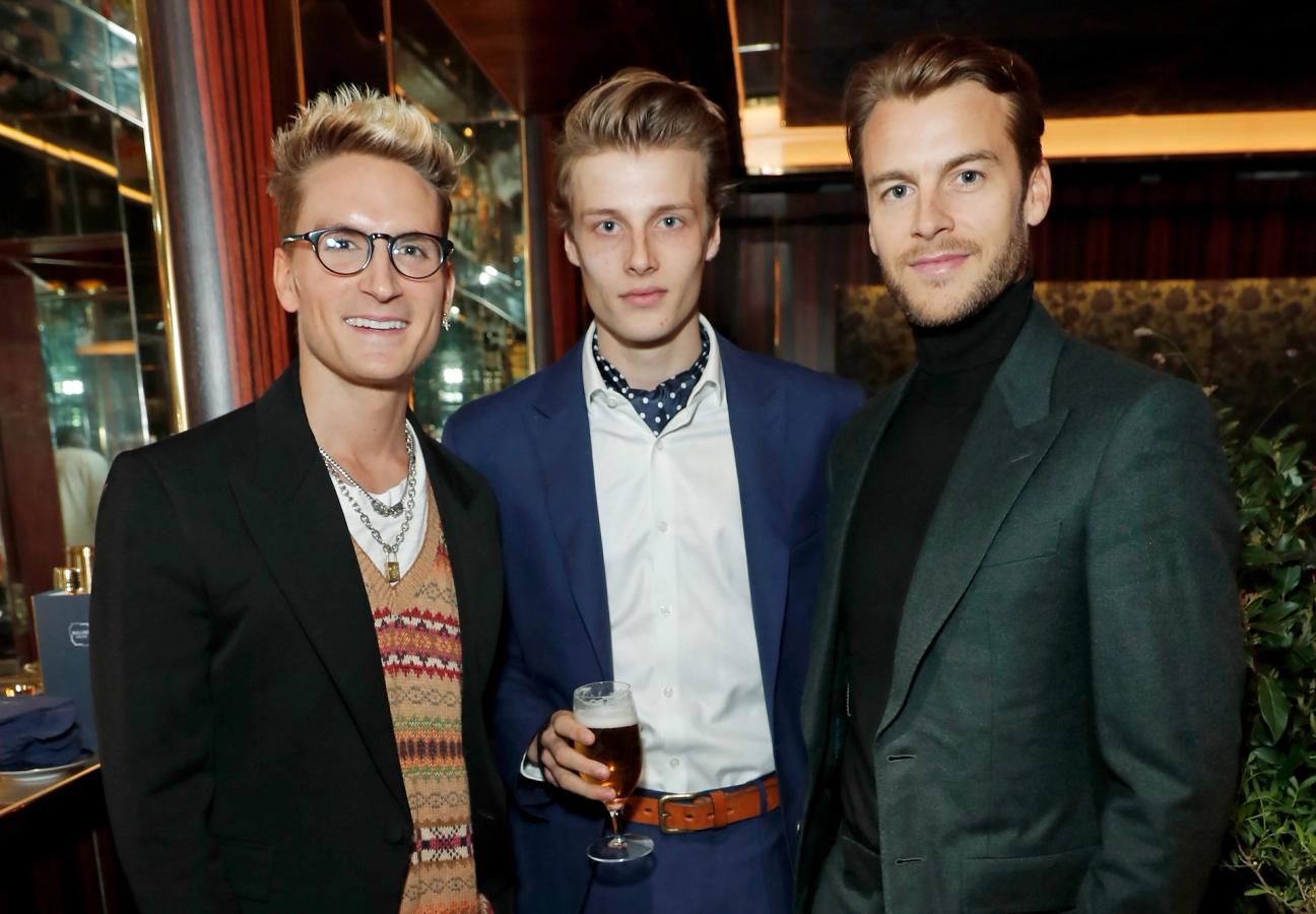Oliver Proudlock, Hugh Laughton-Scott and Miles Bugby
