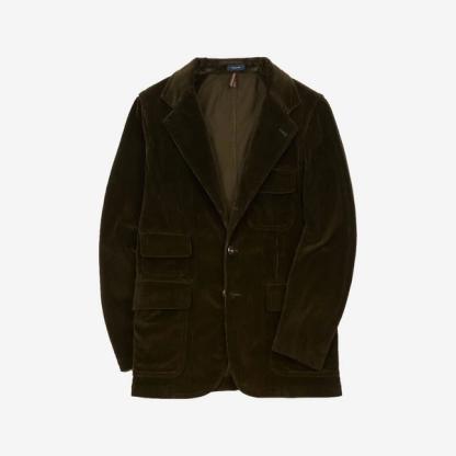 Drake’s Green Corduroy Blazer