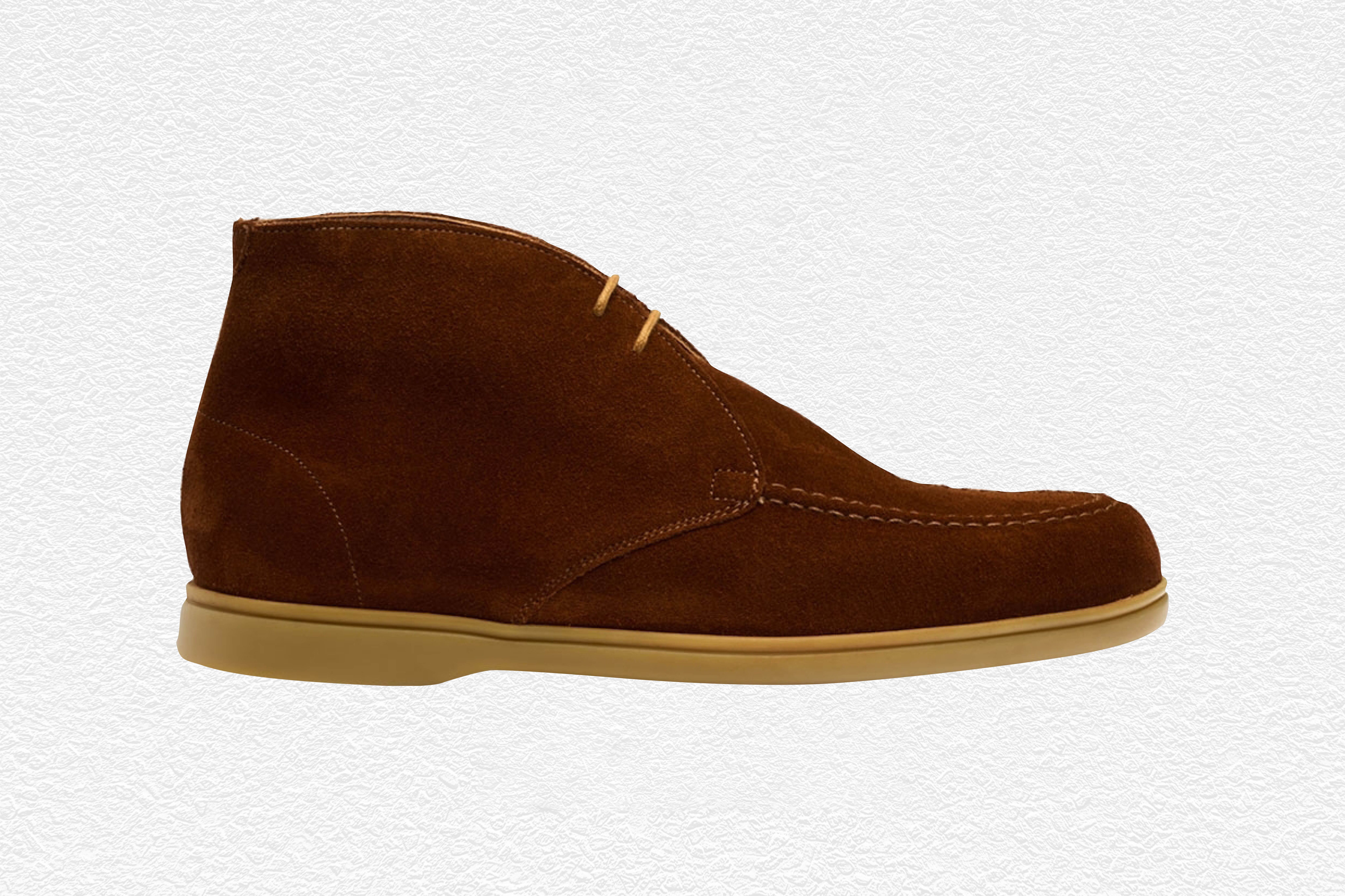 Treen Apron Chukka Boot in Sorrel Suede