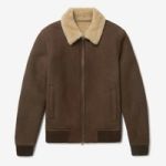 NN07 Rowan Shearling Bomber Jacket