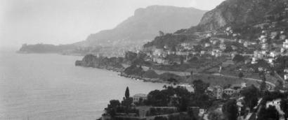 1920s Aerial Nice French Riviera Coastline Cote D'Zur Mediterranean Sea