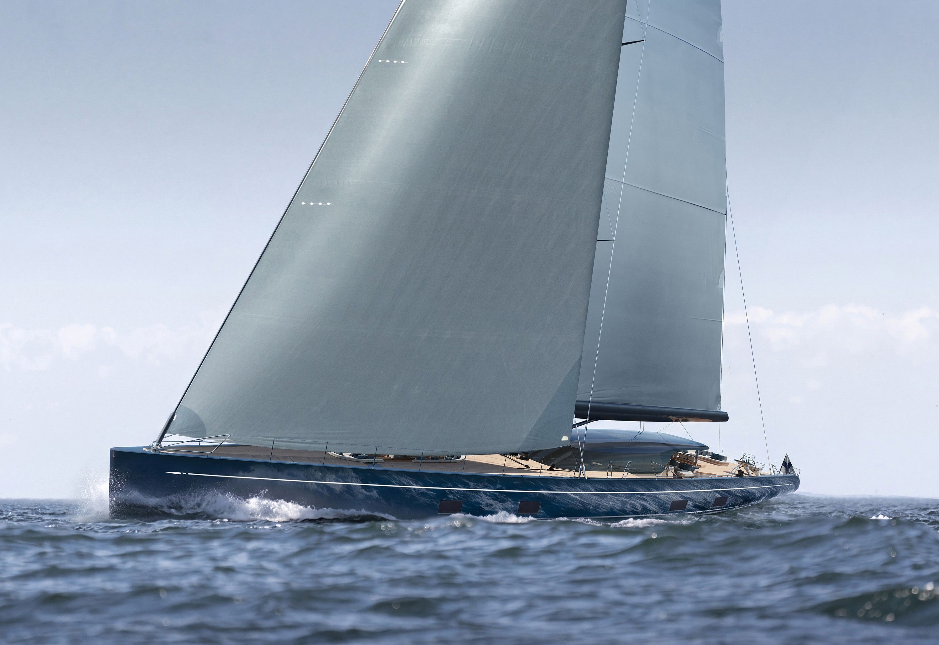 The first Swan Alloy 44 is expected to be delivered in summer 2028. Rendering.