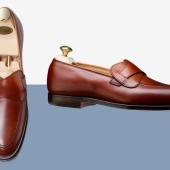 Selby loafer in Chestnut Burnished Calf
