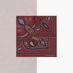 Turnbull & Asser Swallowtails Red Silk Pocket Square
