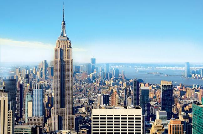Aerial view of Manhattan