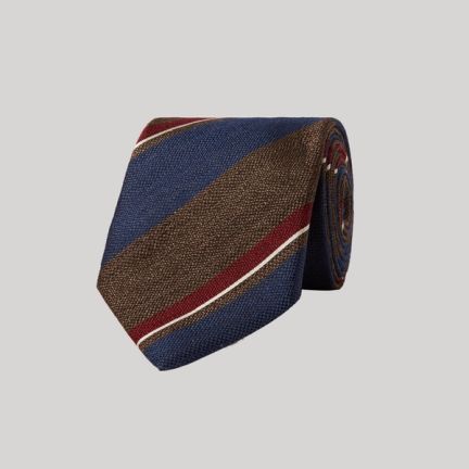 Bigi 8cm Striped Silk Tie