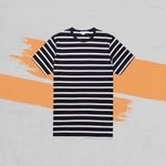 Sunspel Classic Cotton Breton Stripe T-Shirt 