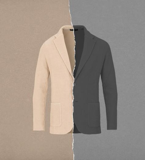 knitted blazer