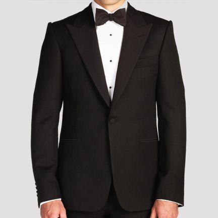 Gieves & Hawkes Classic Black Dinner Suit