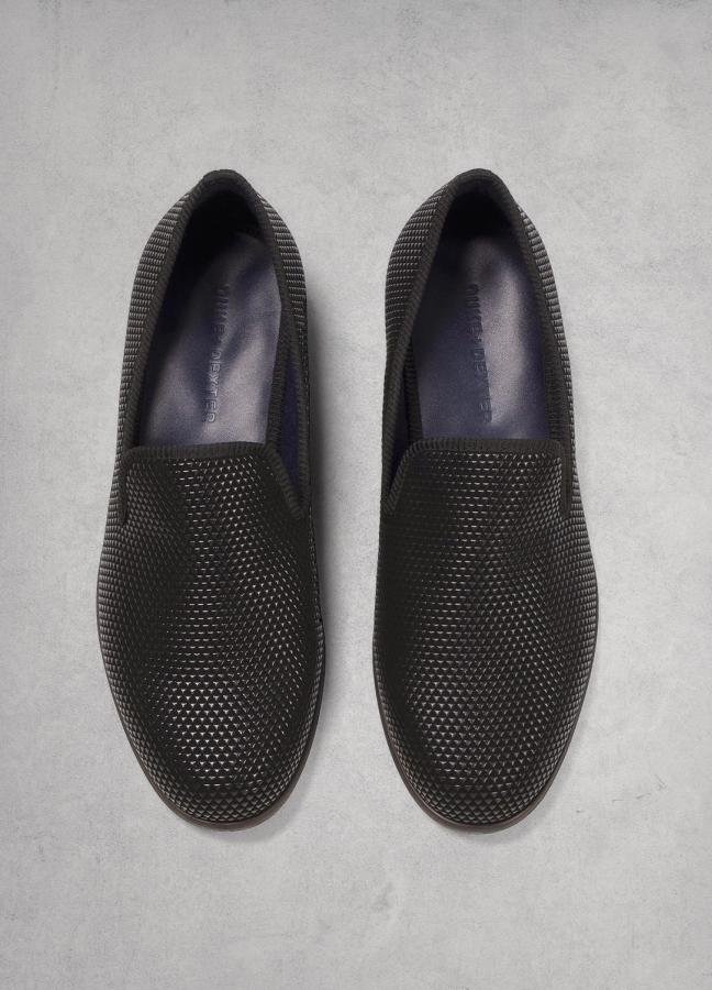 Duke + Dexter Pyramid Black Loafer