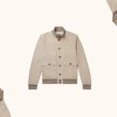 Loro Piana Suede Bomber Jacket