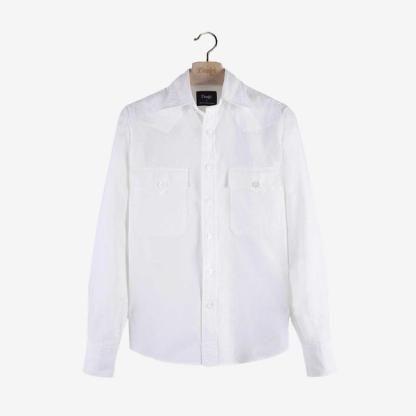 Drakes Long-Point Western Shirt