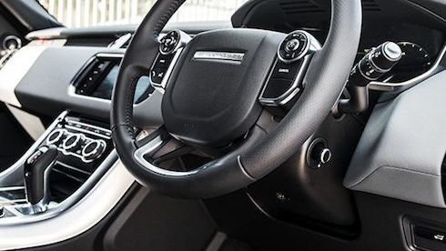 This is the future gentlemen: a Range Rover hybrid