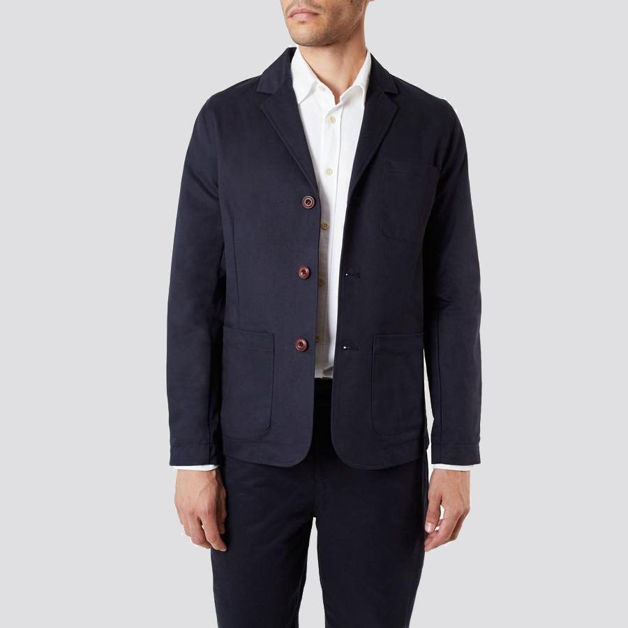 Sir Plus Navy Unlined Blazer