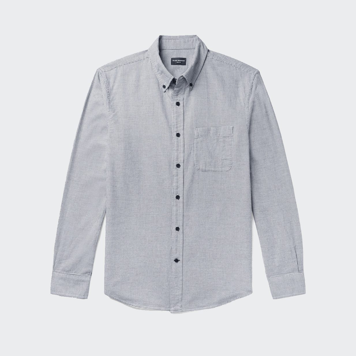 Club Monaco Puppytooth Flannel Shirt