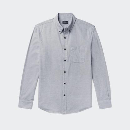 Club Monaco Puppytooth Flannel Shirt