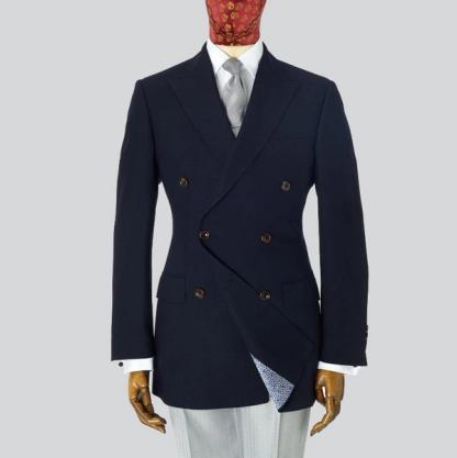 New & Lingwood Yarmouth Double-Breasted Blazer