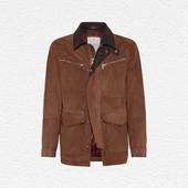 Suede Padded Field Jacket
