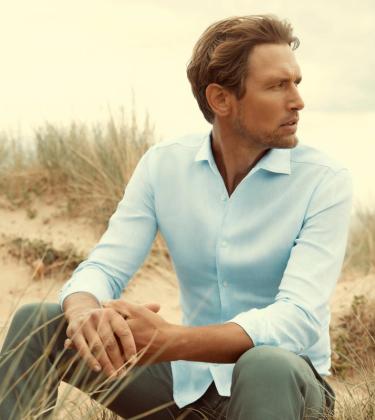 Luca Faloni’s shirts are cut from a different cloth