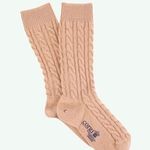 Corgi Price of Wales Hand Cable Pure Cashmere Socks