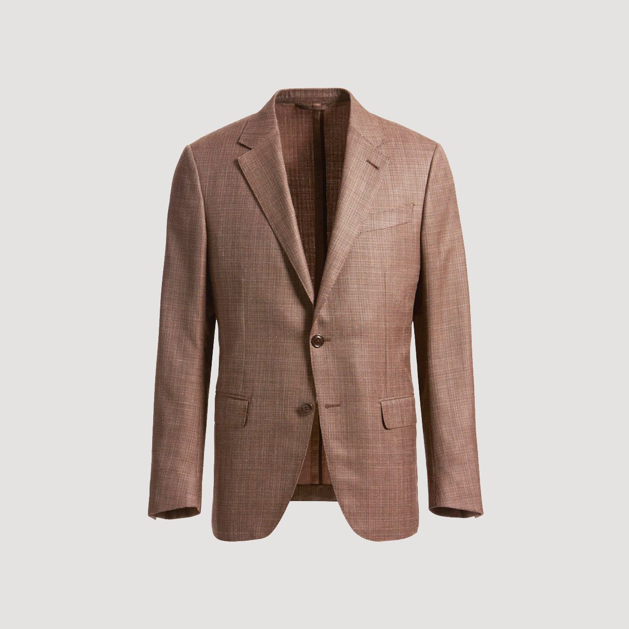 Loro Piana Fabric Brown Glen Plaid Wool Cashmere Hudson Jacket - Custom Fit  Tailored Clothing