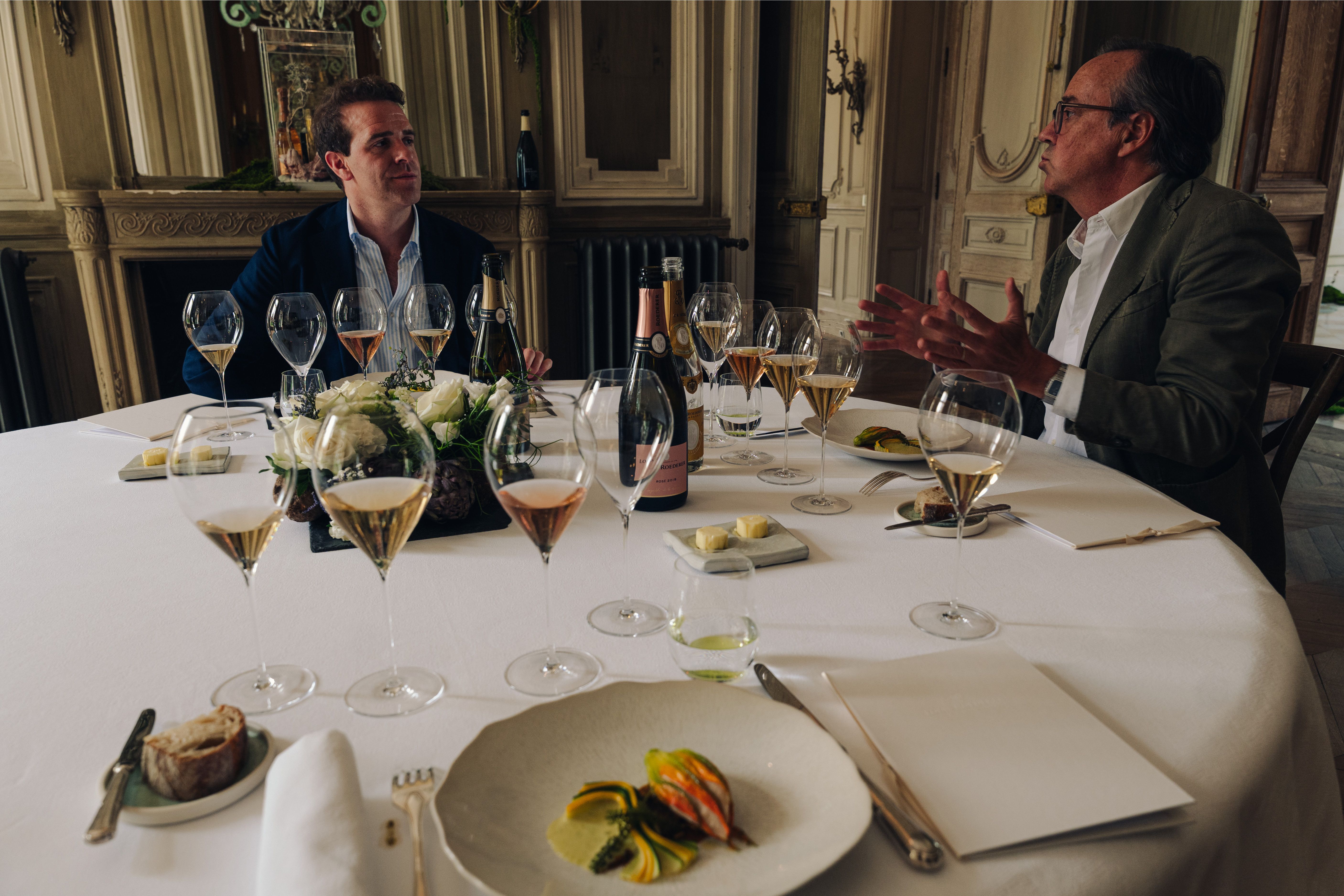 Lunch with Frédéric Rouzaud at the Louis Roederer château