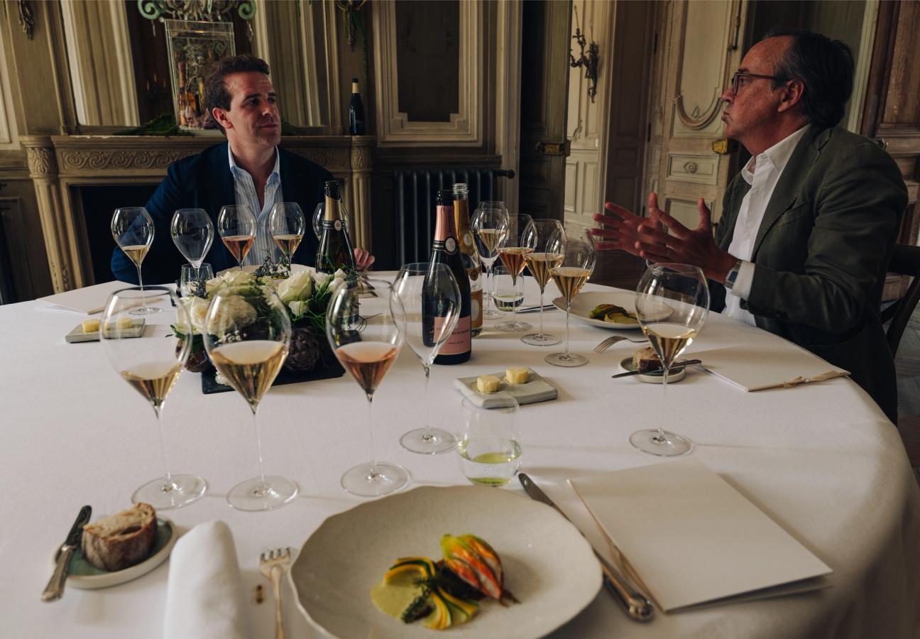 Lunch with Frédéric Rouzaud at the Louis Roederer château