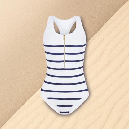 Heidi Klein Textured Racer One Piece