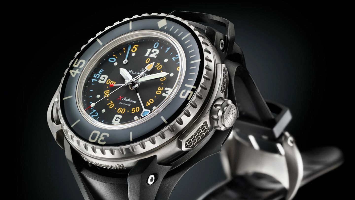Under the surface of the Blancpain Fifty Fathoms X-Fathoms