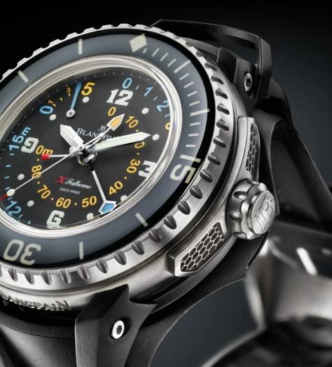 Under the surface of the Blancpain Fifty Fathoms X-Fathoms