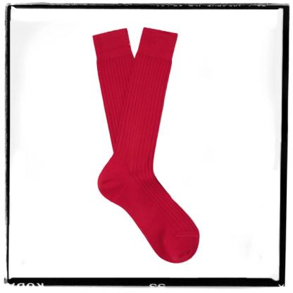 Charvet Ribbed Cotton Socks