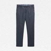Slim Fit Stretch Cotton Trousers