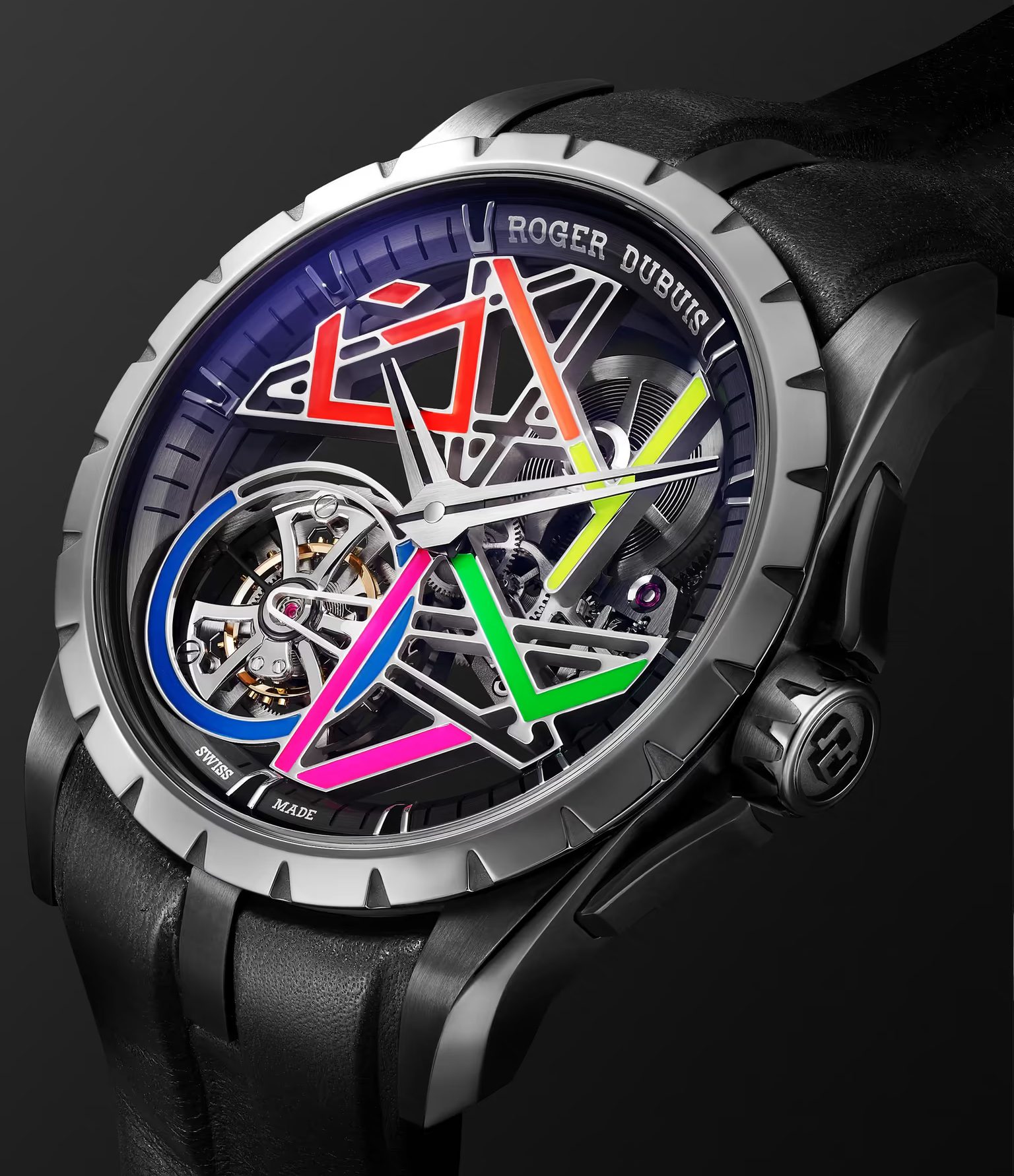 Roger Dubuis + Gully Excalibur Skeleton Flying Tourbillon 42mm