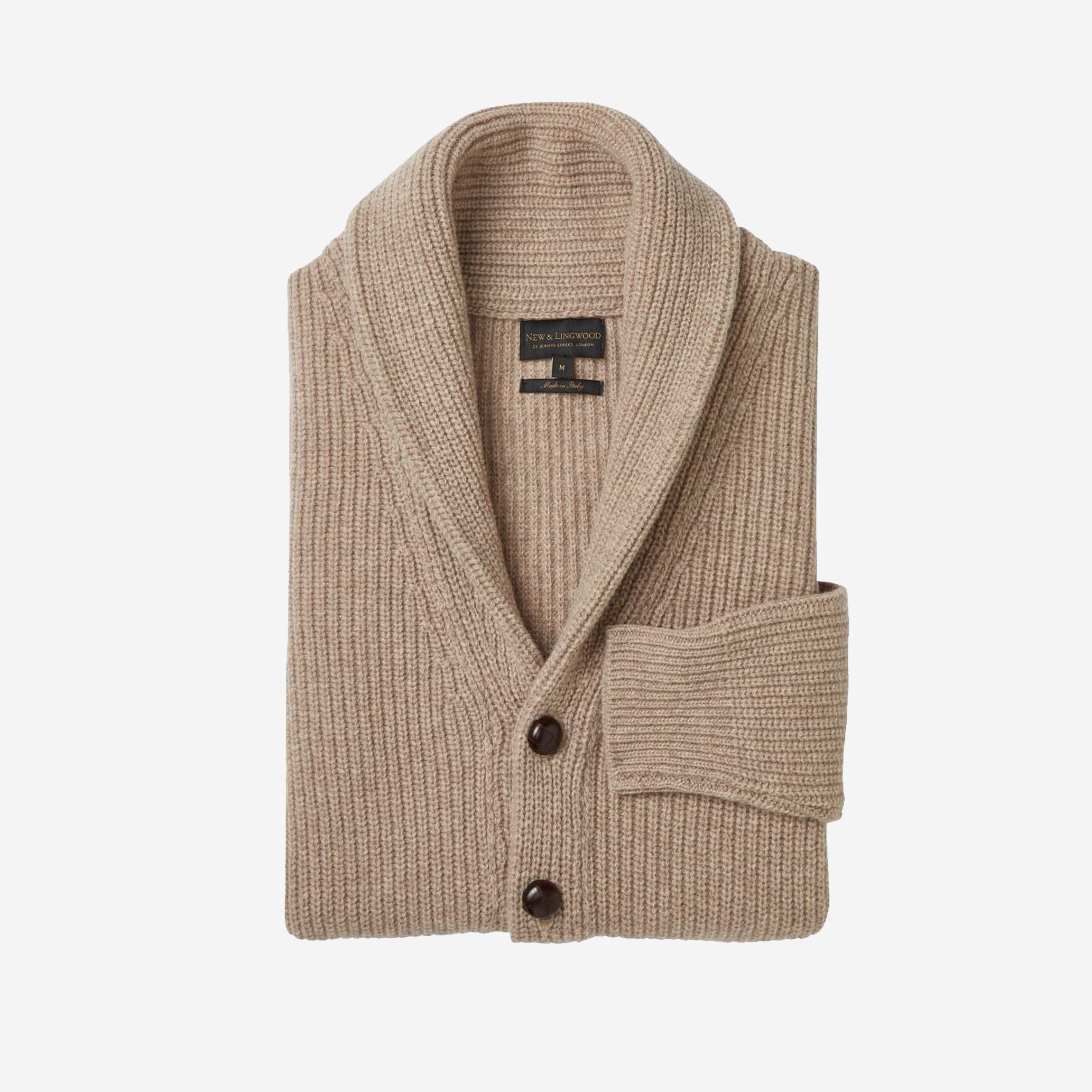 New & Lingwood Shawl Collar Cardigan