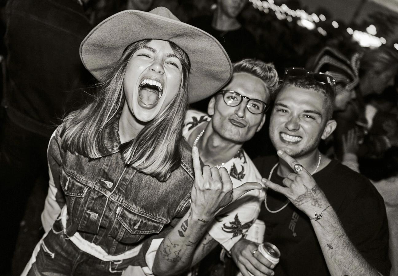 Emma Louise Connolly, Oliver Proudlock and Jasper Ford