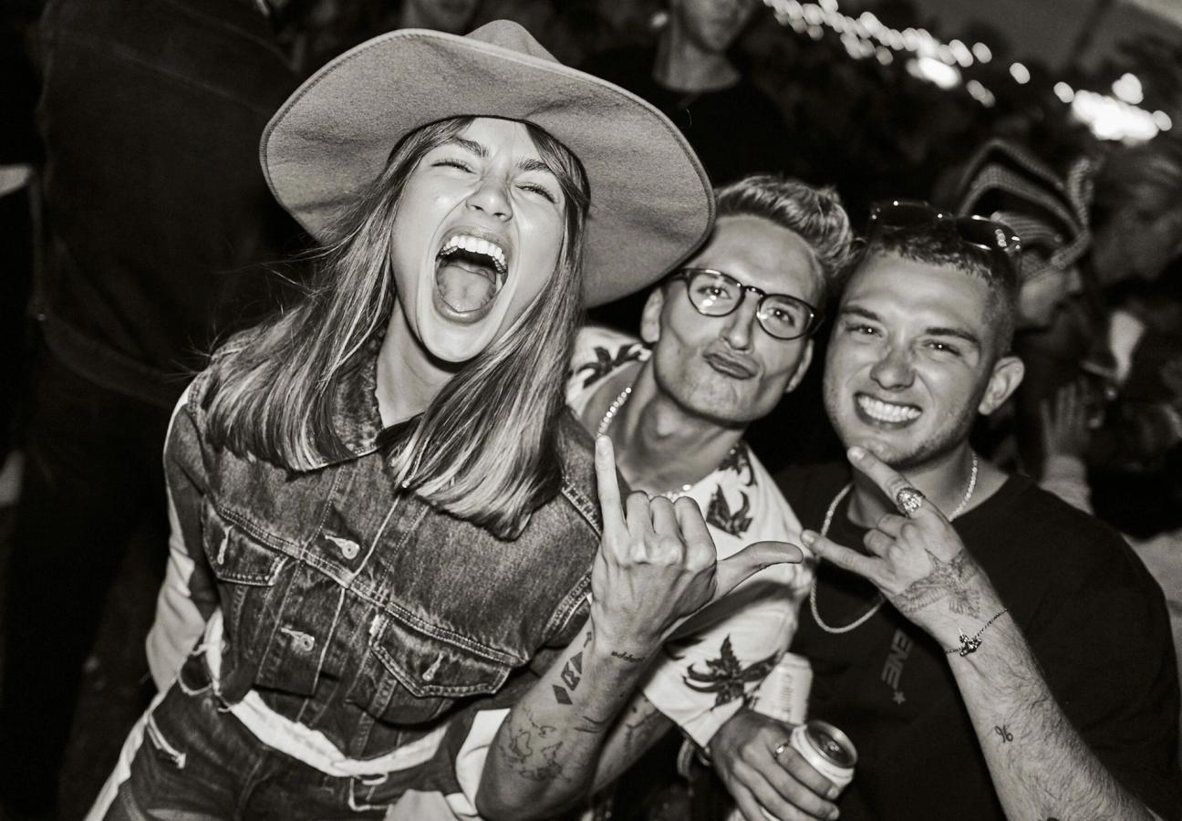 Emma Louise Connolly, Oliver Proudlock and Jasper Ford