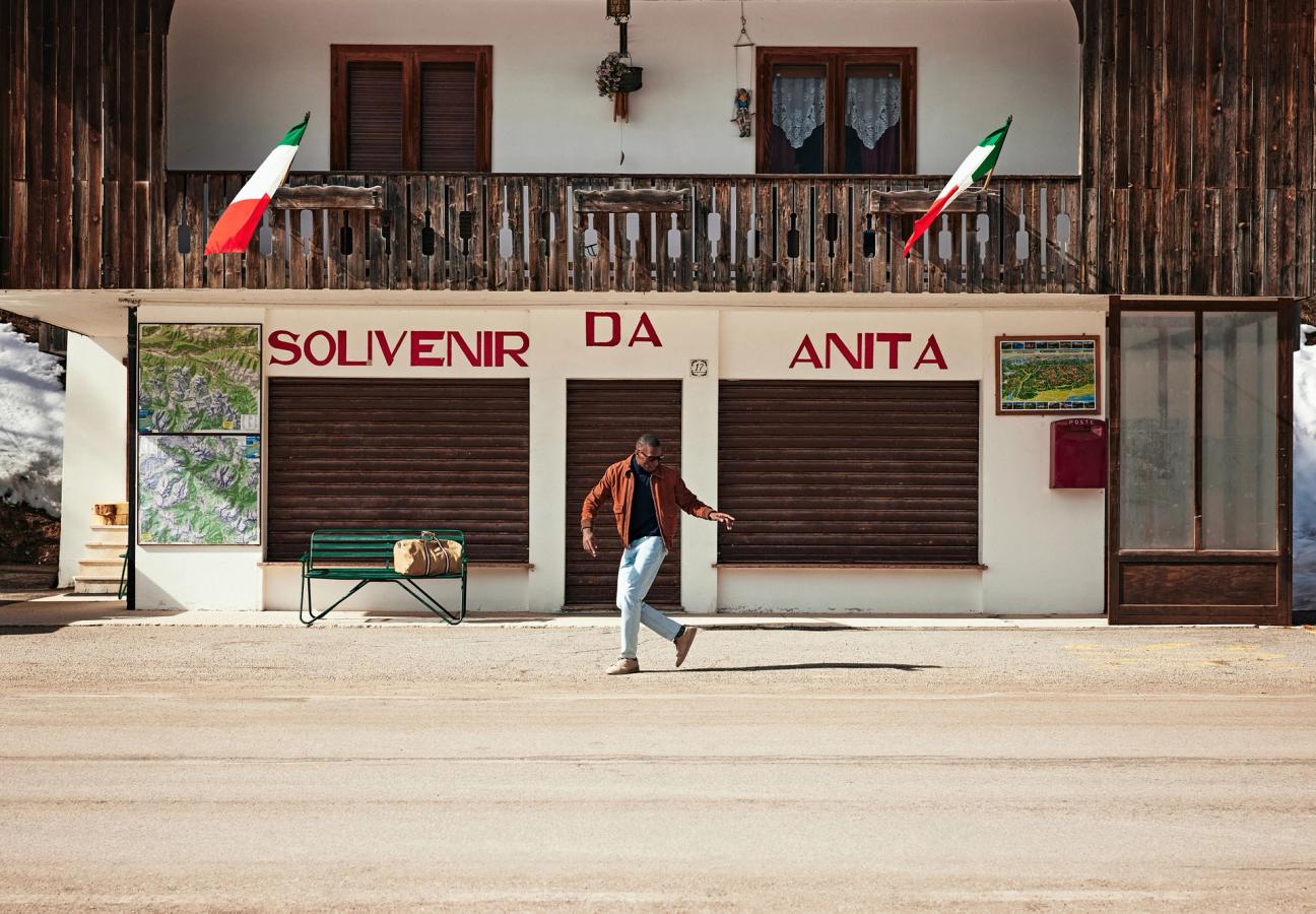 Man dancing in Mr Marvis jeans