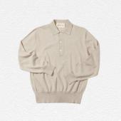 Original Fibres long sleeve polo shirt