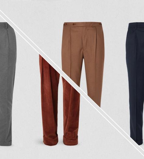 best pleated trousers