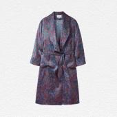SIRPLUS Blue Paisley Dressing Gown