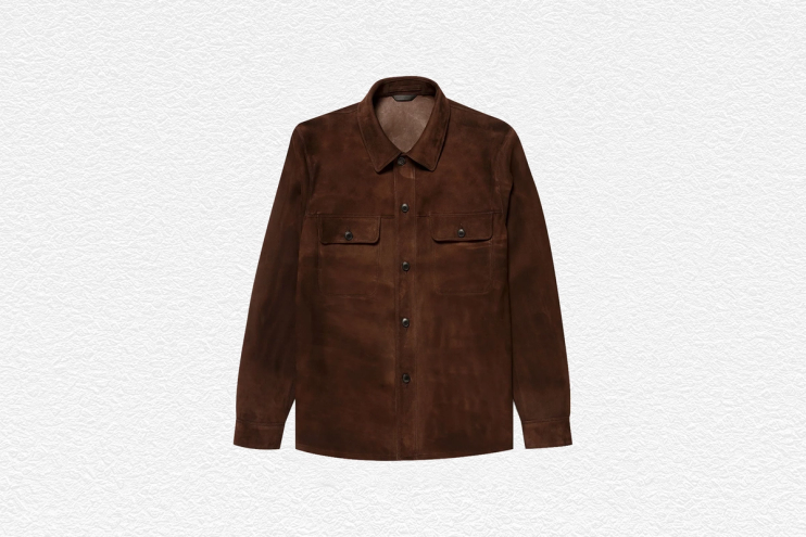 Suede Overshirt