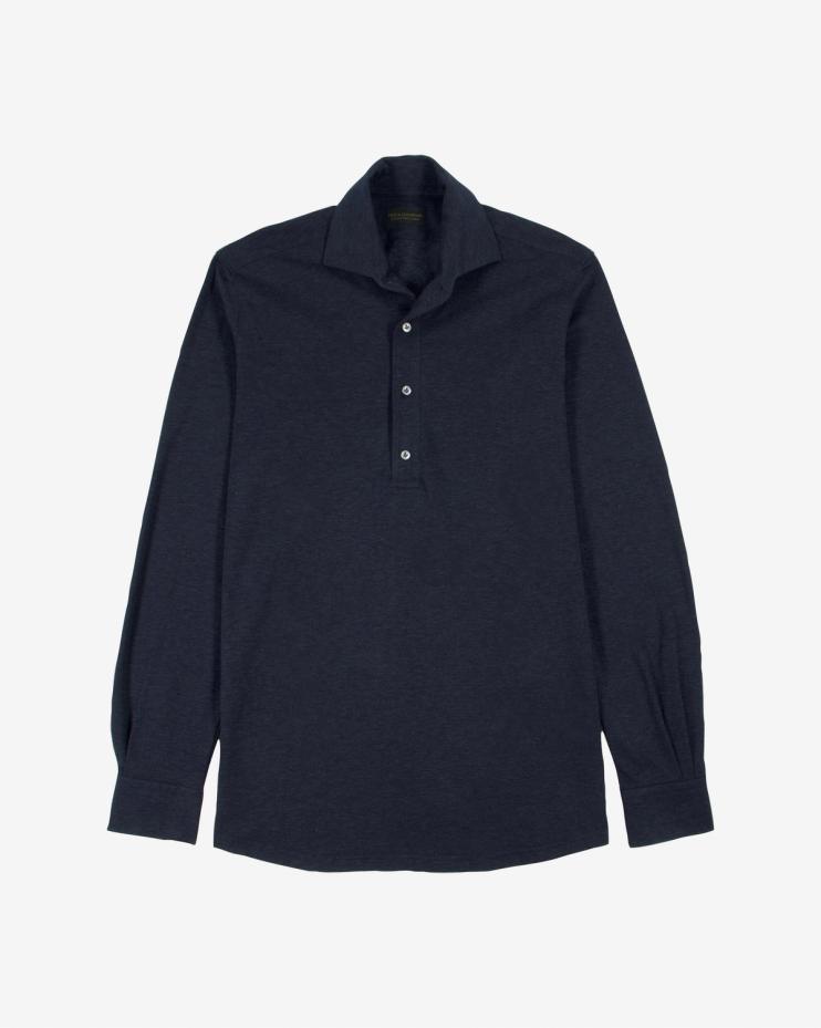 Piqué Long-Sleeve Polo