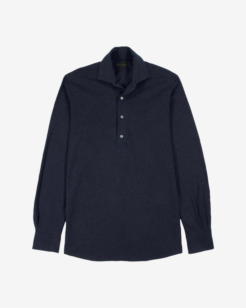 Polo de manga larga de piqué