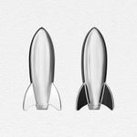 Asprey Rocket Salt & Pepper Shakers