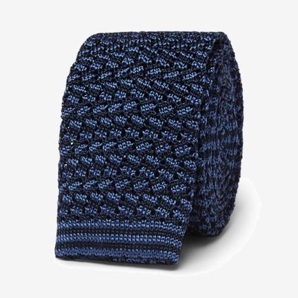 Rubinacci Knitted Silk Tie